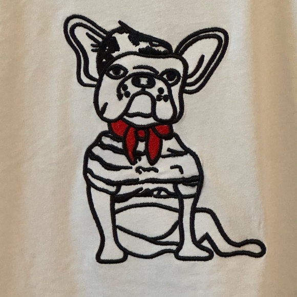 French Connection Stitched Graphic T Shirt - Picture 5 of 6